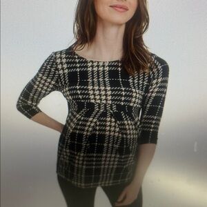 Women’s Front Pleat Peplum Maternity Top